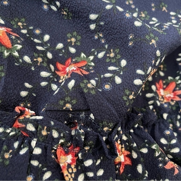 NWT Max Studio Long Sleeve Floral Dress Size Large - Picture 4 of 5